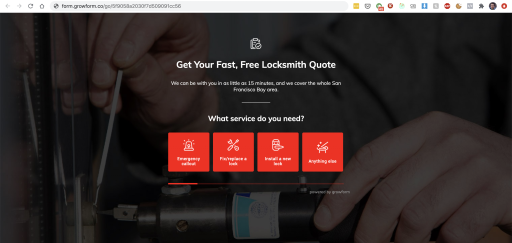 The growform form is accessible directly through a URL. To implement this, simply point your visitors to the right…