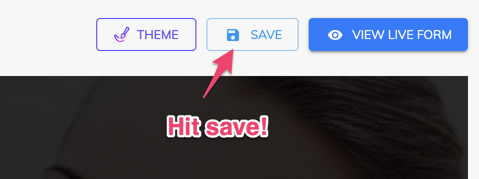Screenshot: 4 – Save your form