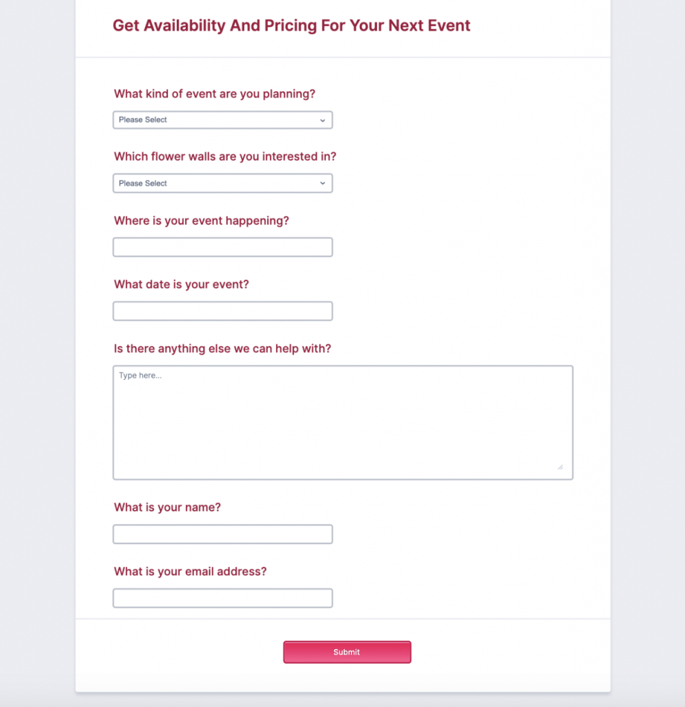 Screenshot: Case Studies + Proof Of Multi Step Forms In Action