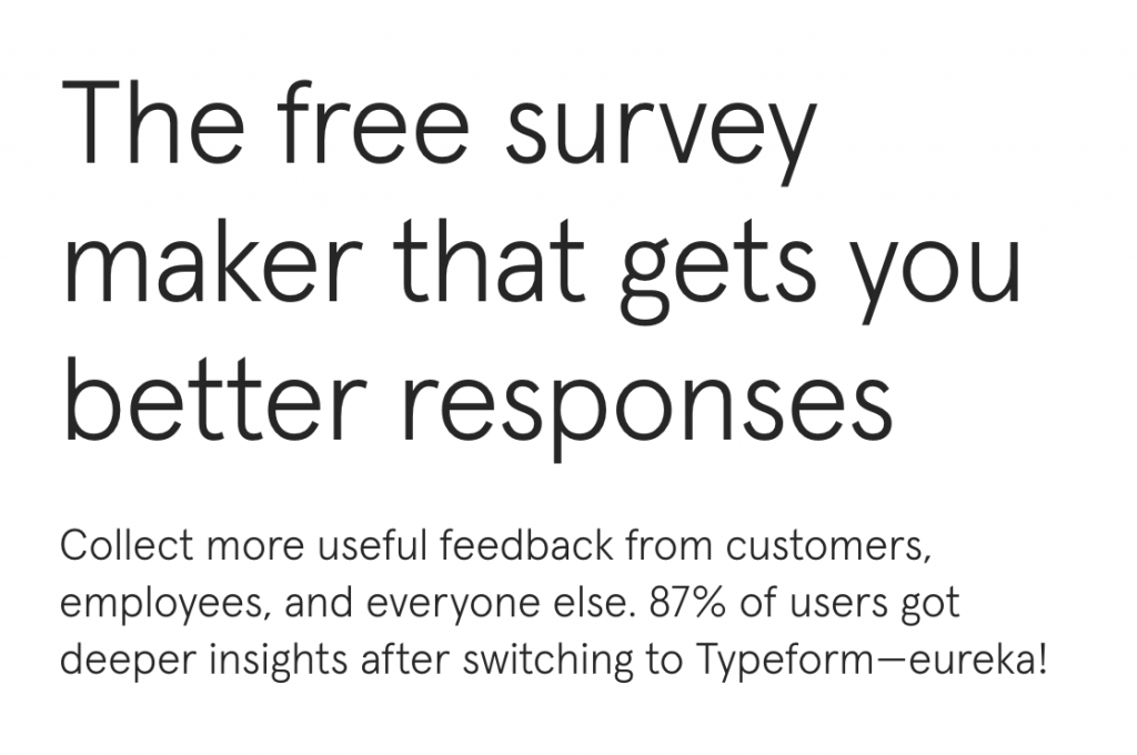 If you’re wondering, it’s only free for up to 10 responses per month, which you’ll probably burn through just testing…