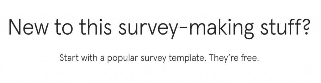 Screenshot: 2 – It seems to be primarily built for surveys