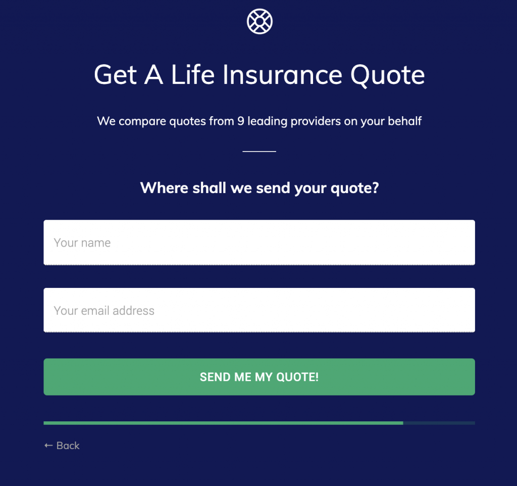 Screenshot: 1 – You can only have one question per step