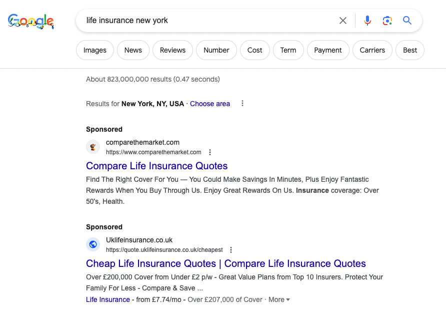Captura de pantalla: 7. Pujar en anuncios de Google