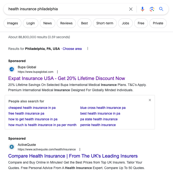 Screenshot: 8. Bid on Google PPC