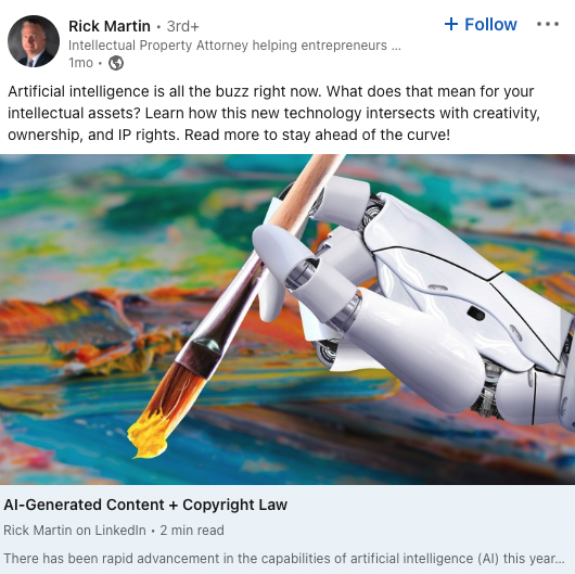 Screenshot: 10. Auf LinkedIn posten