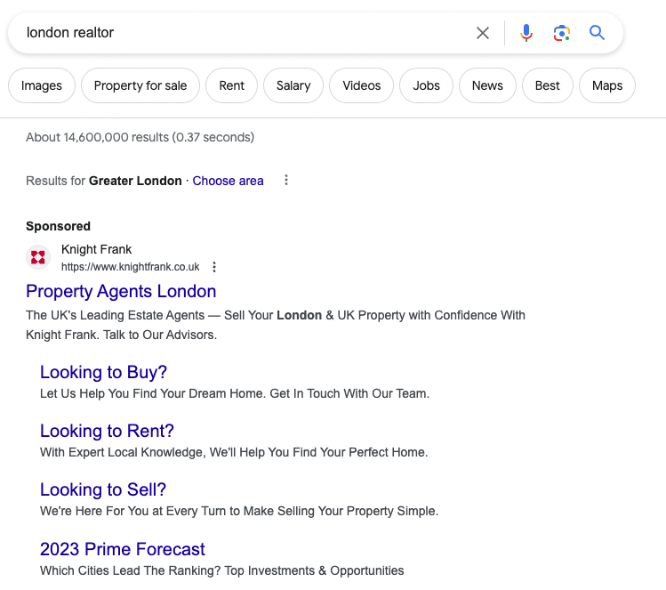 Screenshot: 5. Provate Google Ads PPC