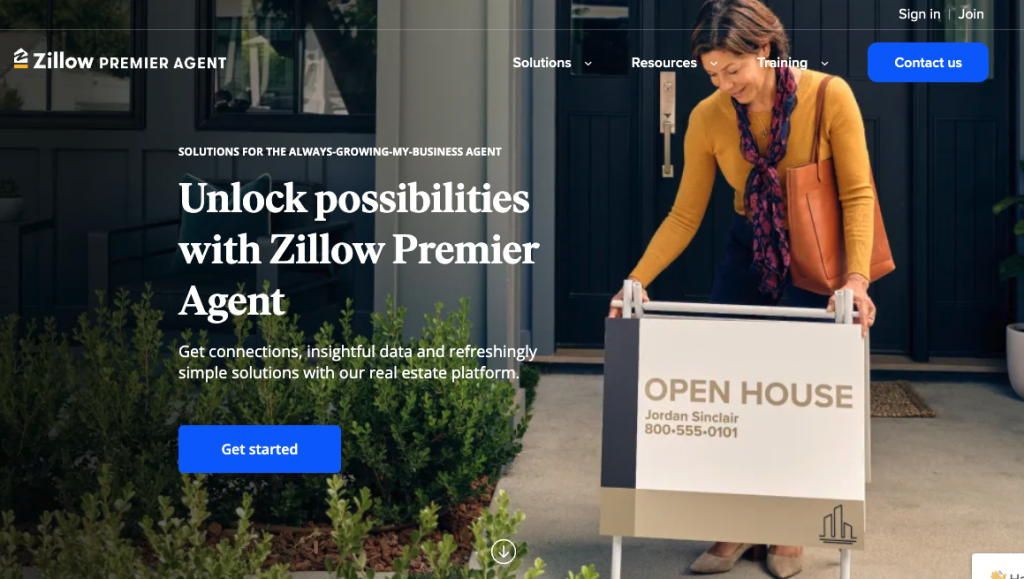 Zillow Premier Agent è il gigante dell’immobiliare online.