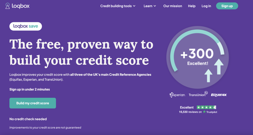 Diese Landing Page für die Kreditreparatur nutzt eine klare CTA, Social Proof und einen nutzenorientierten Text