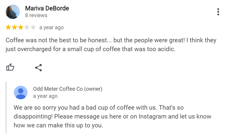 Screenshot: 3. Customer Reviews