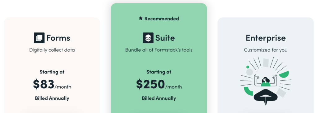 Screenshot: Pricing
