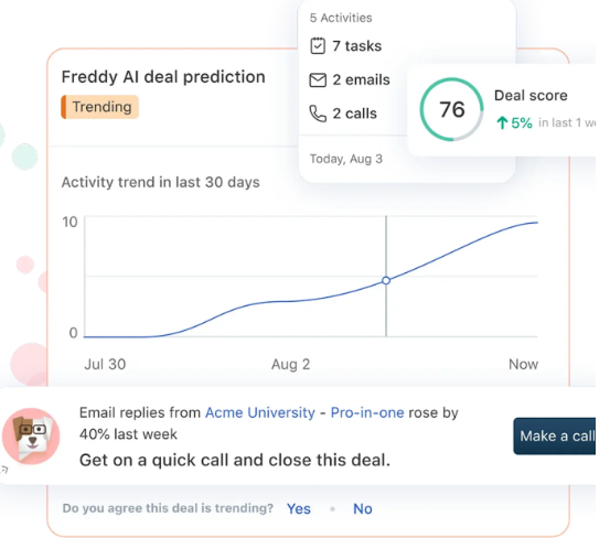 Screenshot: 8. Freshworks CRM