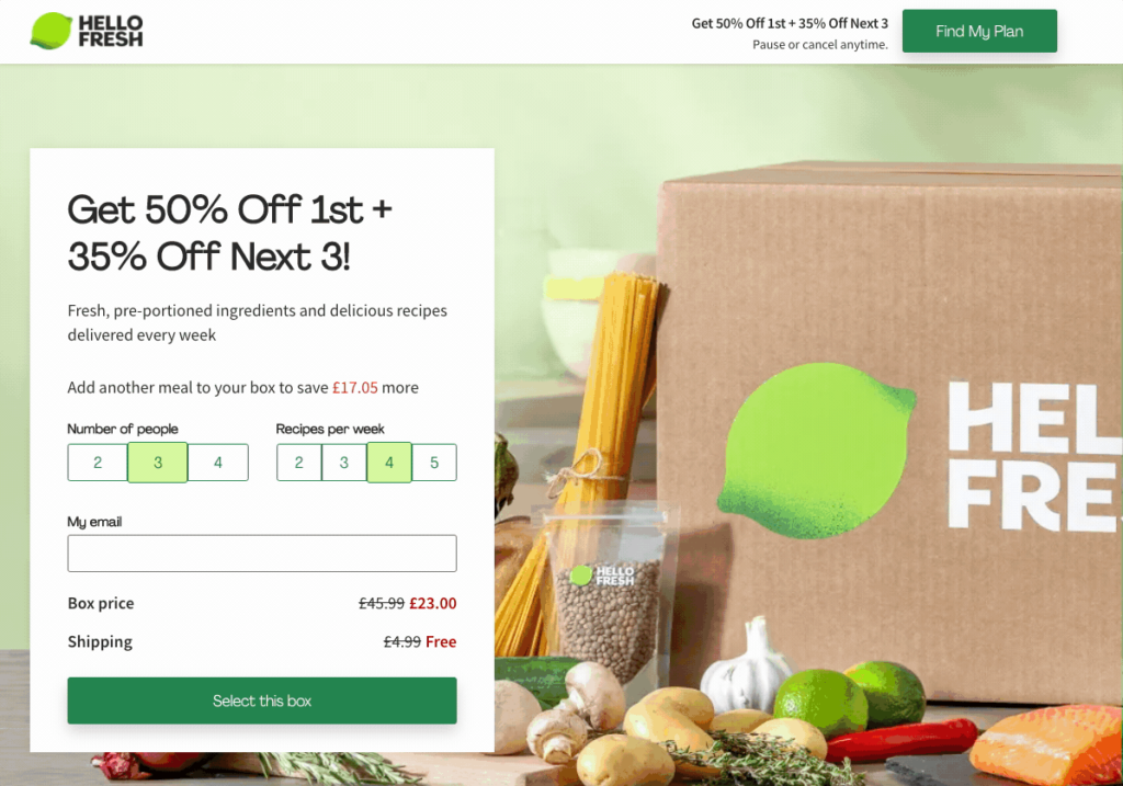 Example: An e-commerce brand uses a landing page with a 50% discount form to capture emails before checkout.