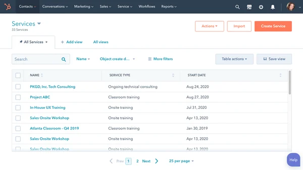 Screenshot: 2. HubSpot Sales Hub