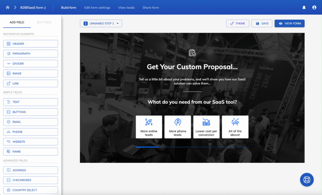 Screenshot: 3. Use Multi-Step Forms for Better Engagement