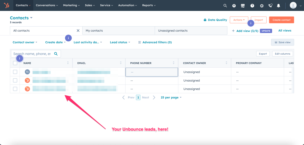Screenshot: 2. Automatizza i follow-up e il coinvolgimento