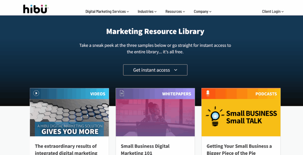Screenshot: 9. Resource Library