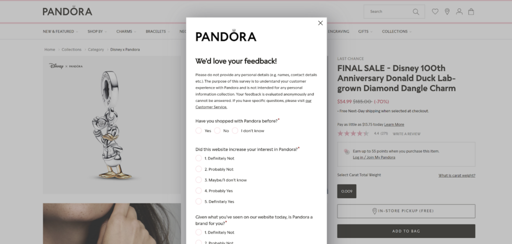 Screenshot: 1. Sondaggi a scelta multipla