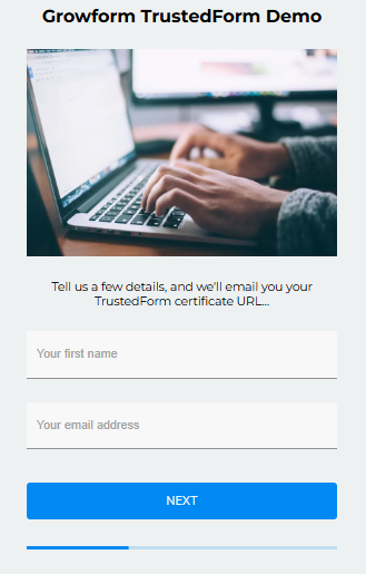 Screenshot: 5. Demo Request Forms
