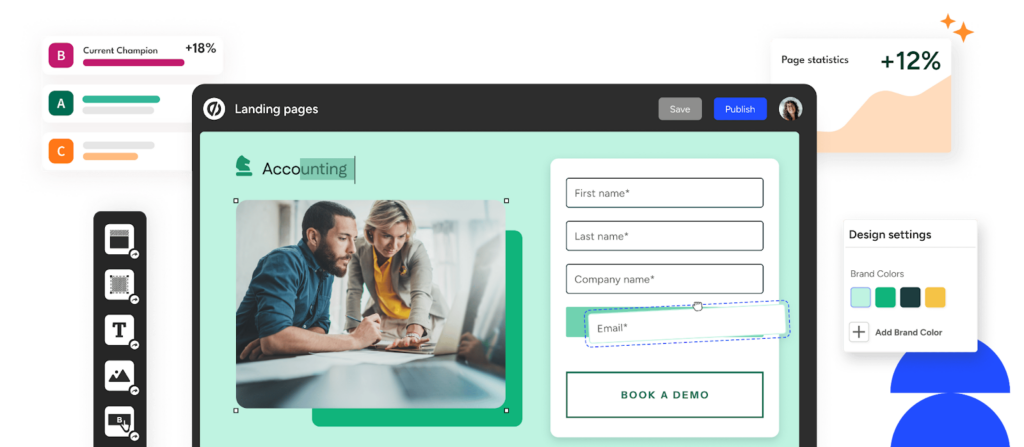 Screenshot: 4. Unbounce