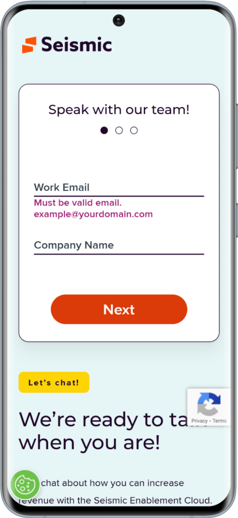 Screenshot: 3. Provide Inline Validation and Helpful Error Messages