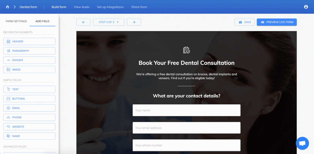 Capture d’écran : Une meilleure alternative à Typeform et Google Forms : Growform