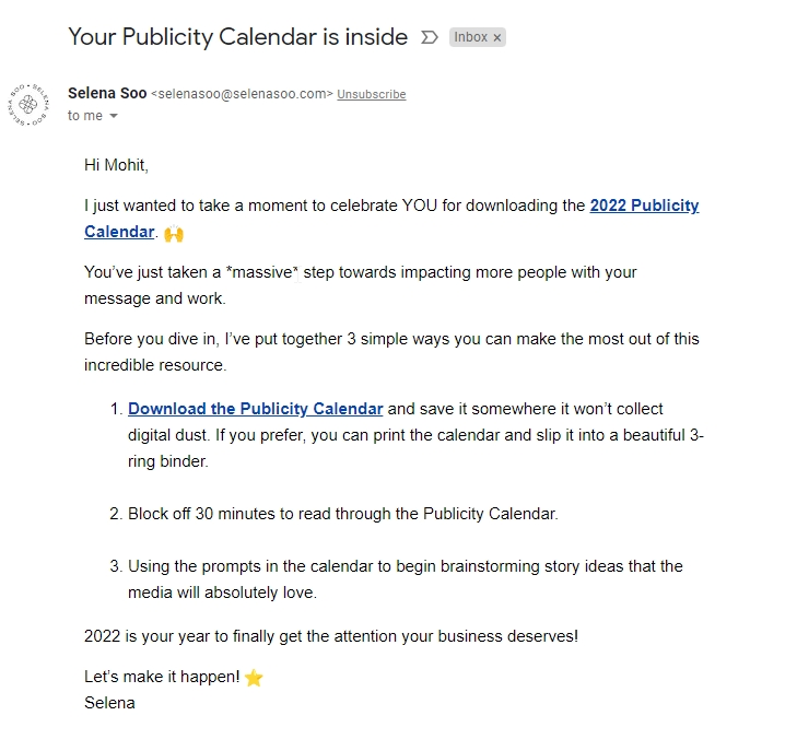 Screenshot: 4. Deliver a Warm Welcome (Automate Immediate Follow-up)