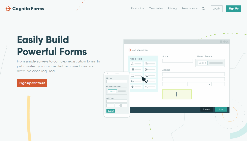 Screenshot: 5. Cognito Forms