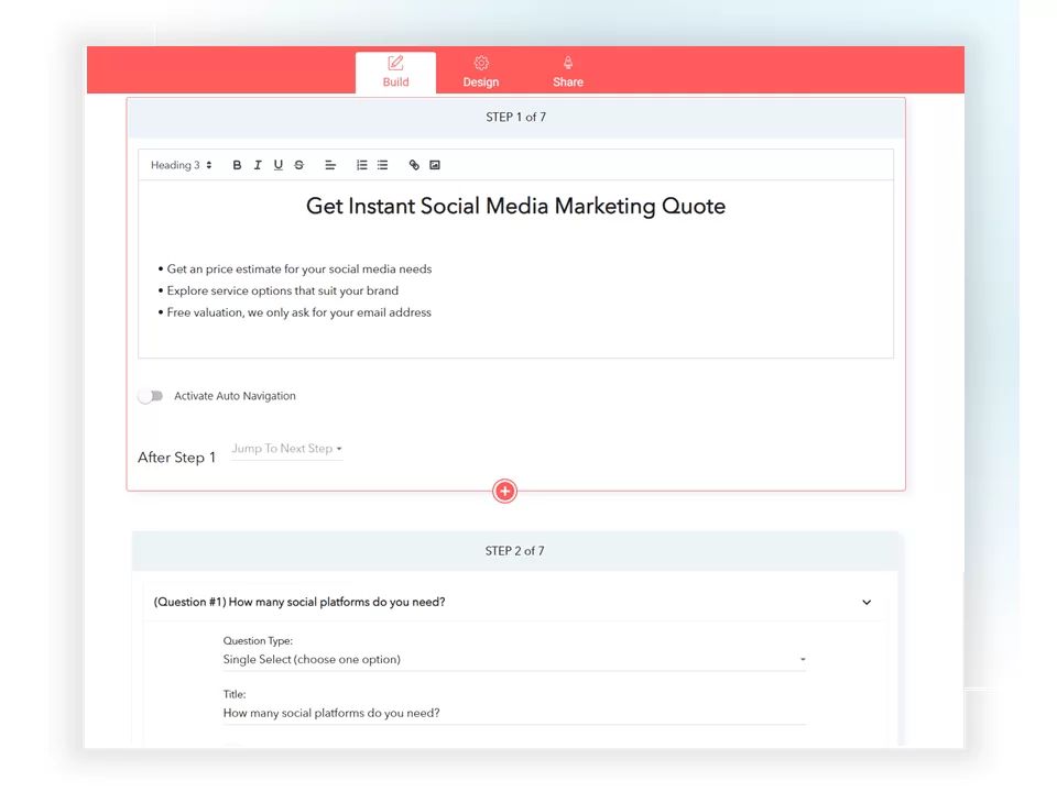 Screenshot: 7. LeadGen App