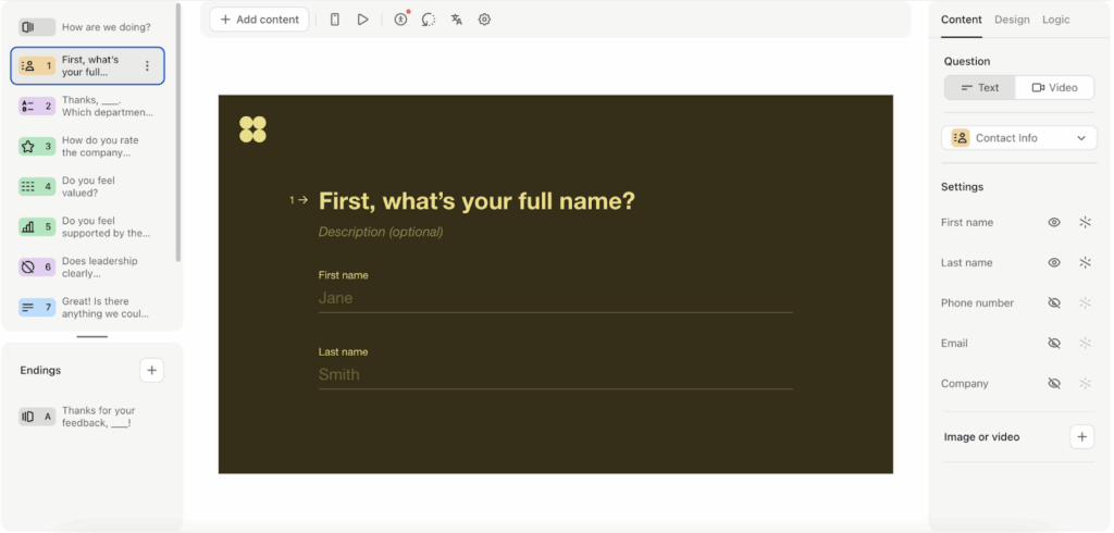 Screenshot: What Are Conversational Form Builders?