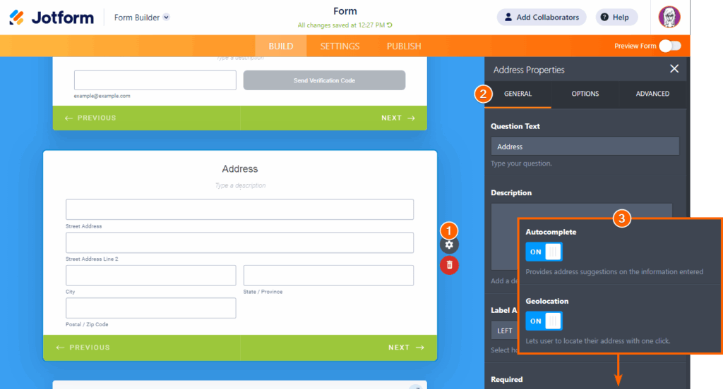 Screenshot: 4. Jotform Cards