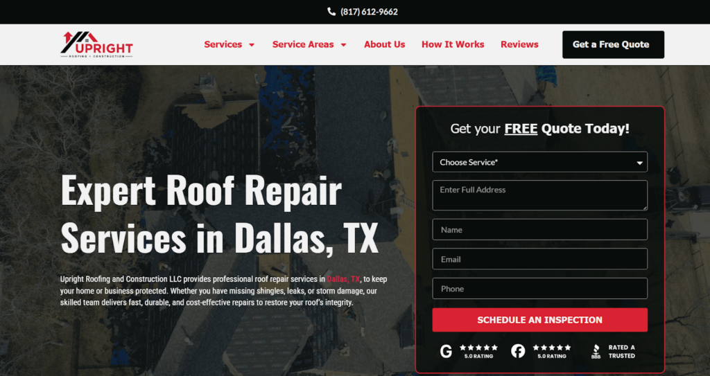 Screenshot: Step 3: Build A Strong Above-The-Fold Section