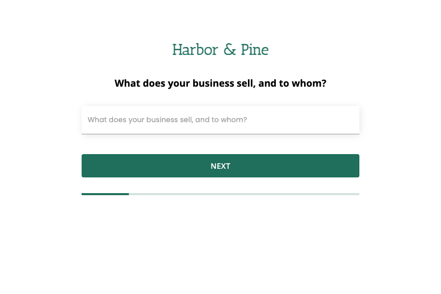 Our Client onboarding questionnaire form template