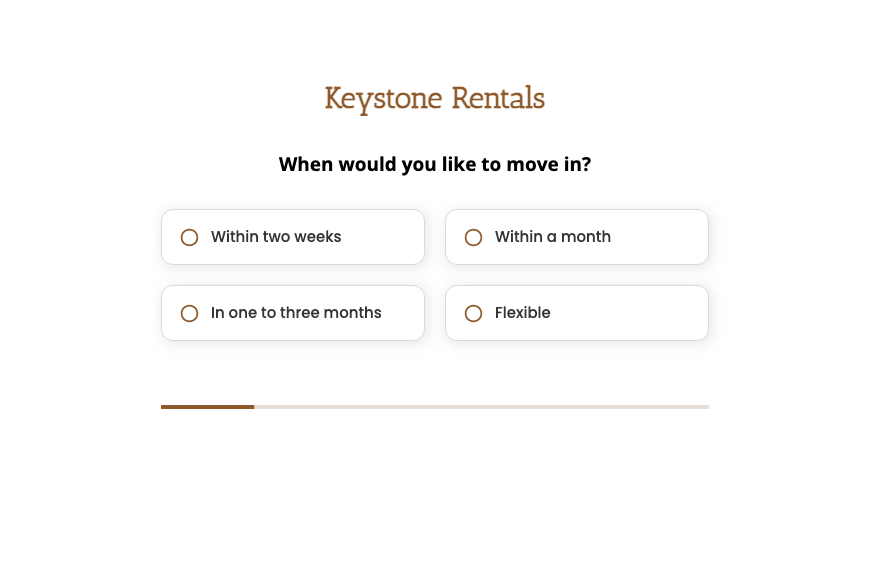 Our Tenant application form template